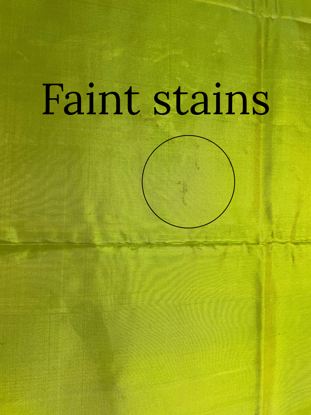 Pre-Loved Silk Saree — Dual Tone Lime Green & Pink with Contrast Stripes and Handmade Saree Kuchu